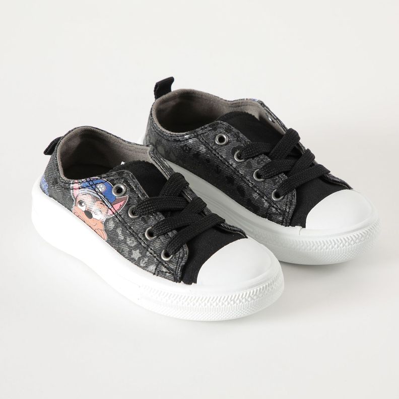 Zapatilla Lona Niño Chase Negro Paw Patrol-1