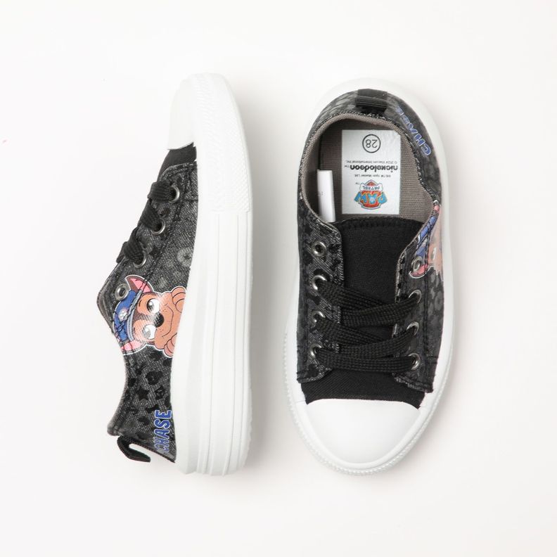 Zapatilla Lona Niño Chase Negro Paw Patrol-3