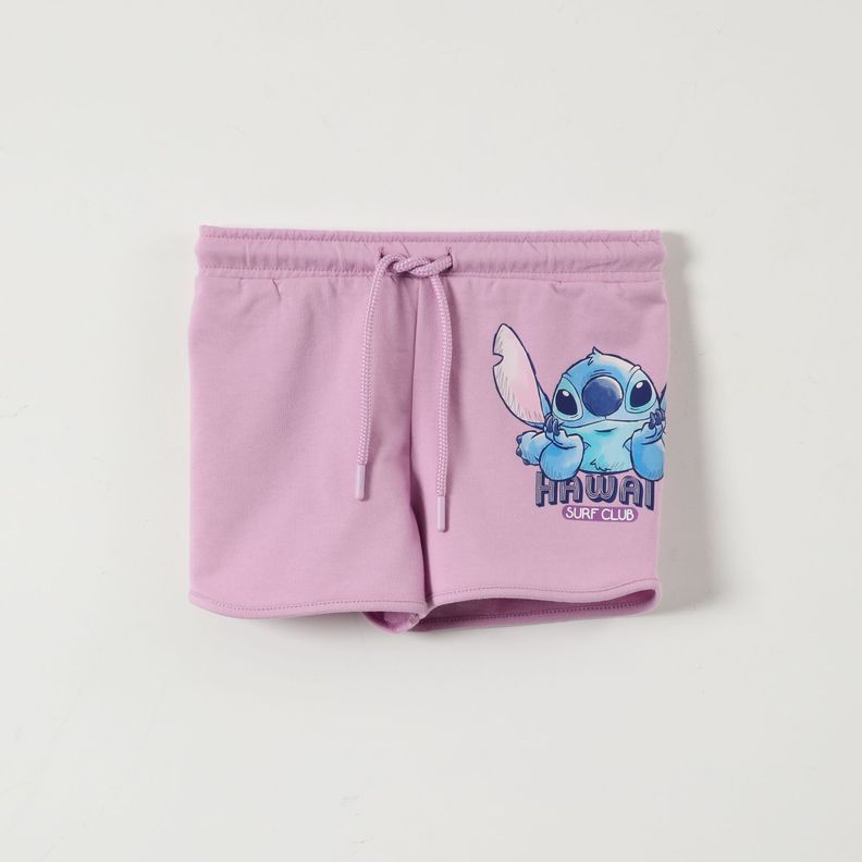 Short Niña Personaje Lilo y Stitch Lila Disney-0