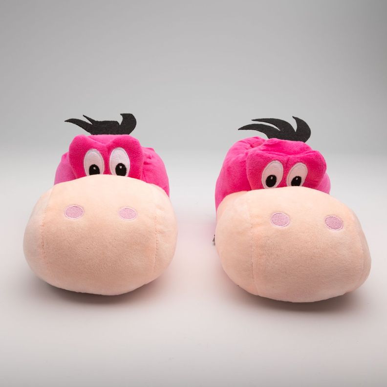 Pantufla 3D Mujer Dinosaurio Morado Los Picapiedra-1