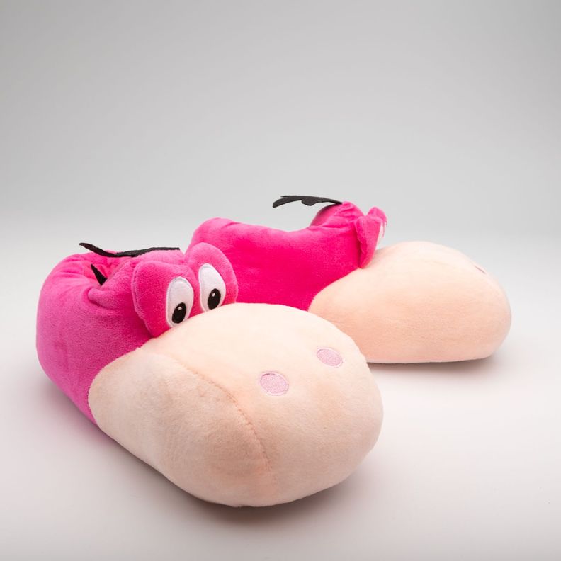 Pantufla 3D Mujer Dinosaurio Morado Los Picapiedra-0
