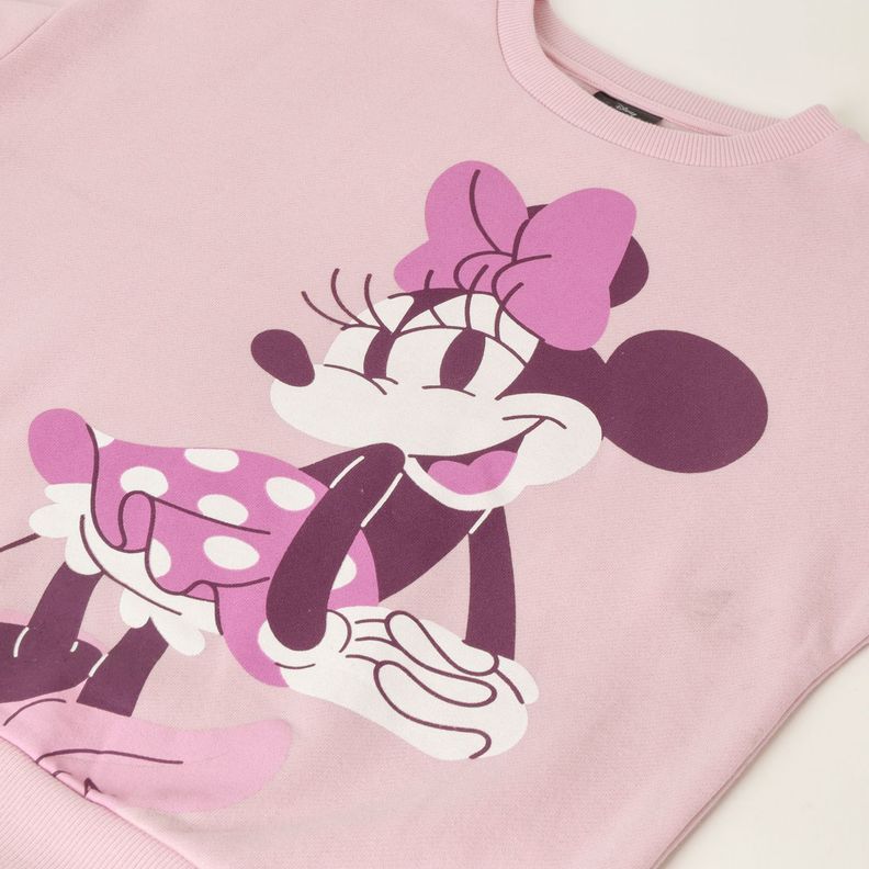 Buzo Niña Minnie Coqueta Rosado Disney-1