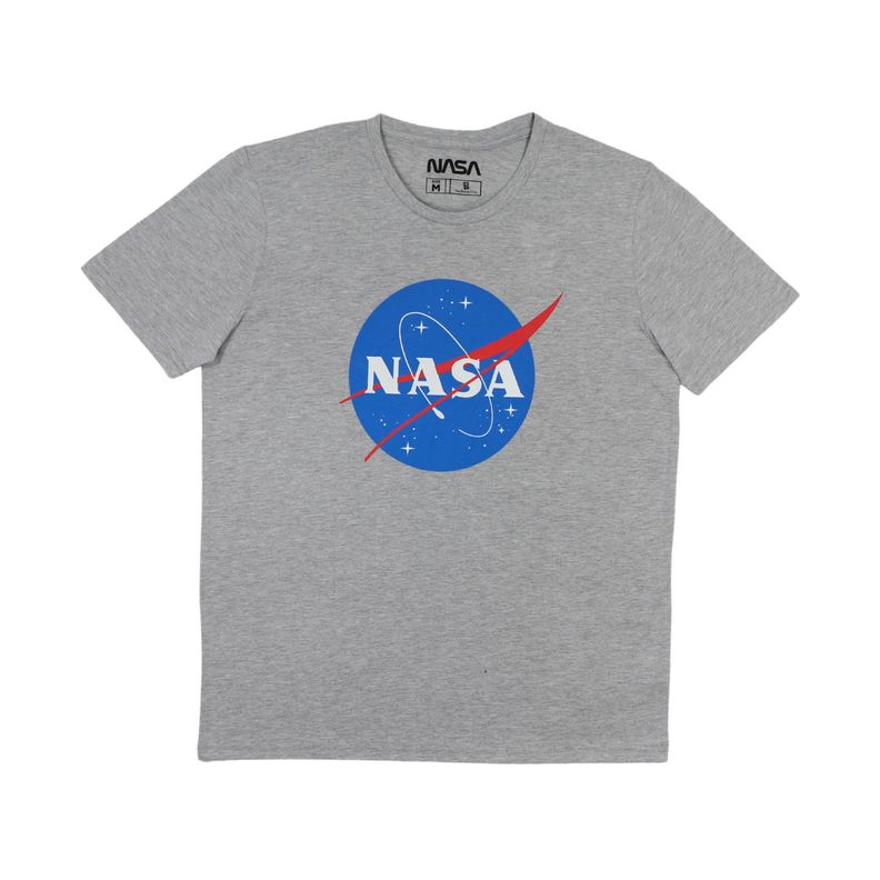 Polera Hombre Global Gris Nasa-0