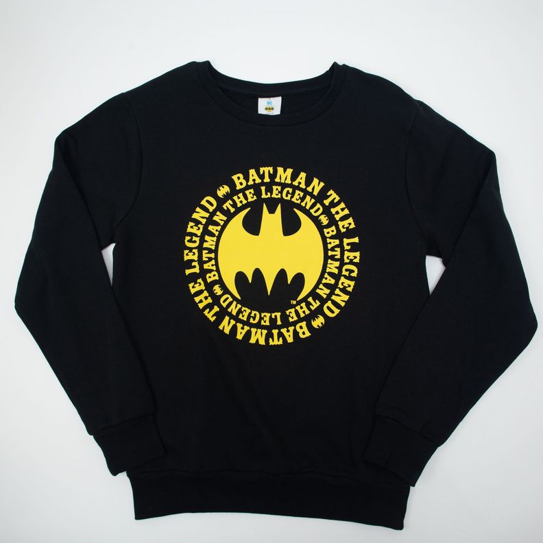 Poleron Hombre Dc Comics Batman Circulo Negro-0