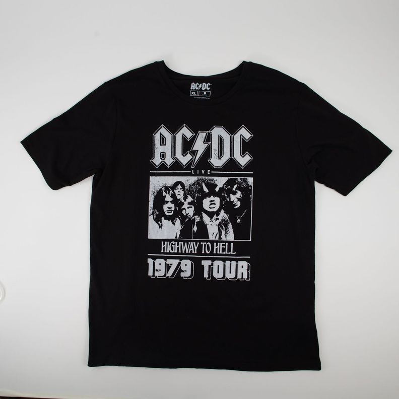 Polera Hombre Acdc Dark Negro-0