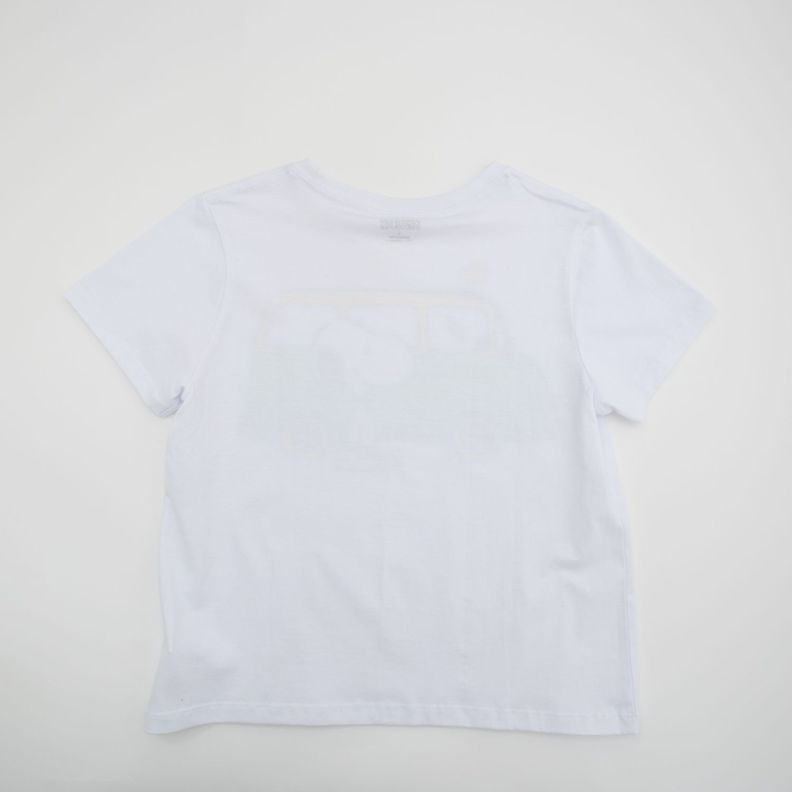 Polera Mujer Auto Blanco Snoopy-1