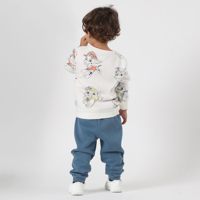 Buzo Niño Personajes Blanco Paw Patrol-2