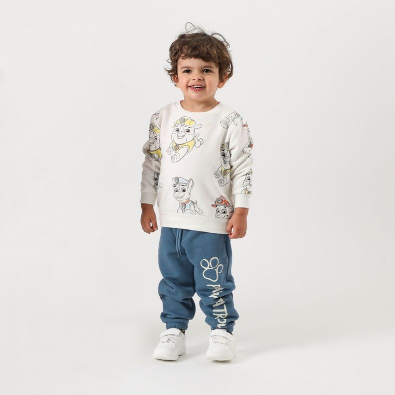 Buzo Niño Personajes Blanco Paw Patrol-0