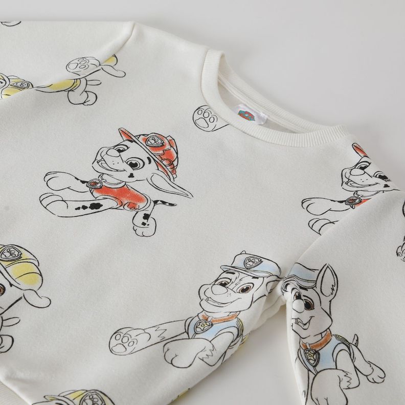 Buzo Niño Personajes Blanco Paw Patrol-4