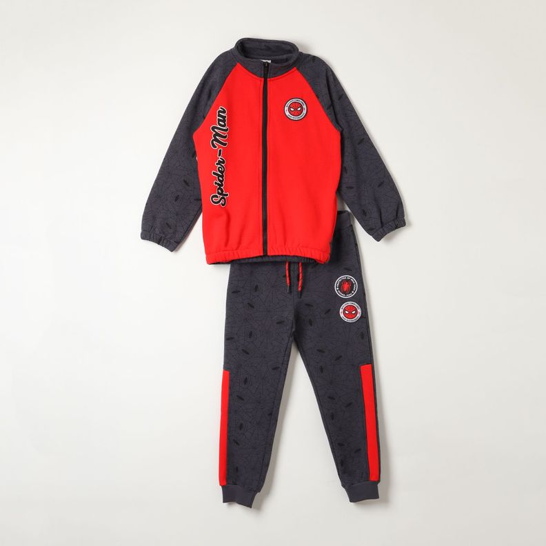 Buzo Niño Spiderman Aracnido Rojo Marvel-0