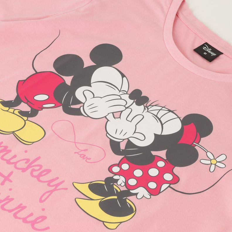 Conjunto Pijama Mujer Minnie Secreto Rosado Disney-3