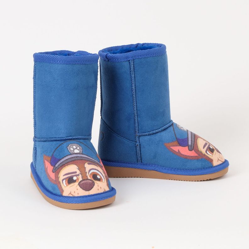 Bota Chiporro Niño Chase Face Azul Paw Patrol-0