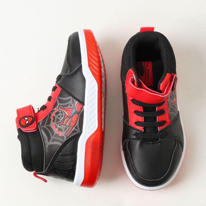 Zapatilla Con Luces Niño Spiderman Hand Gesture Negro Marvel-2
