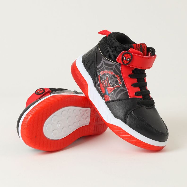 Zapatilla Con Luces Niño Spiderman Hand Gesture Negro Marvel-3