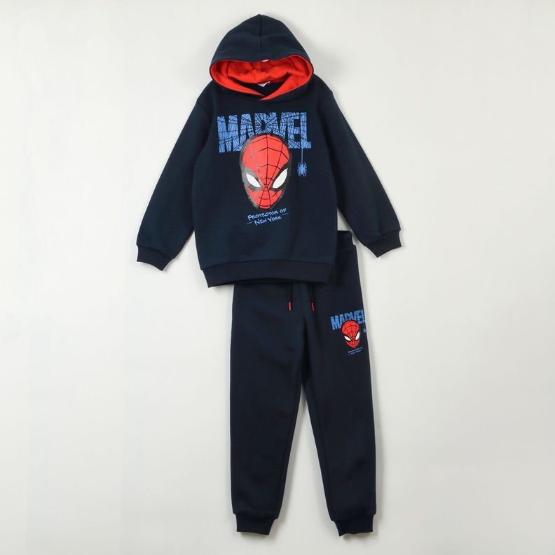 Buzo Niño Spiderman Frase Azul Marvel-3