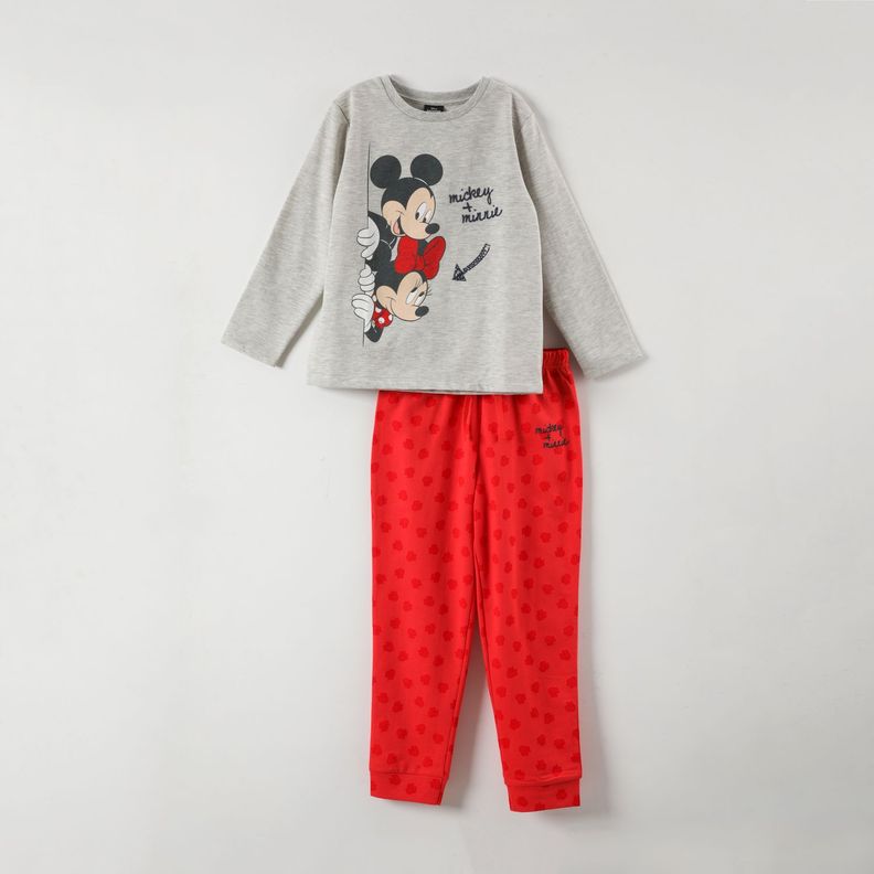 Conjunto Pijama Niña Minnie Plus Love Rojo Disney-0