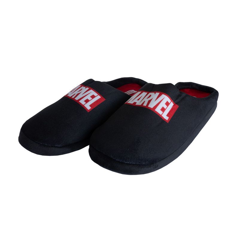 Pantufla Hombre Classic Negro Marvel-0