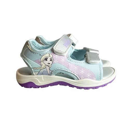 Sandalia Niña Elsa Frozen Celeste Disney-0
