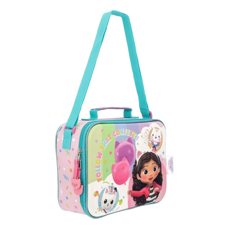 Set Mochila Con Lonchera Más Estuche Niña Gabby`s Dollhouse-3