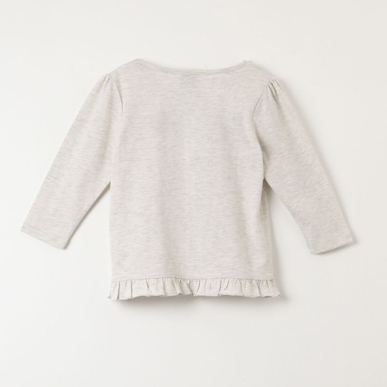 Polera Manga Larga Niña Minnie Smile Gris Disney-2