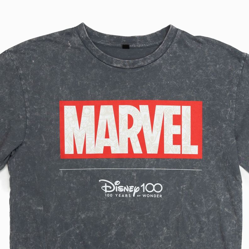 Polera Niño Marvel Logotipo Gris Marvel-3