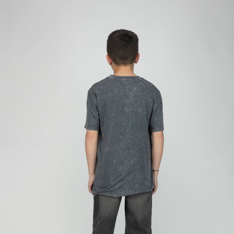 Polera Niño Marvel Logotipo Gris Marvel-2