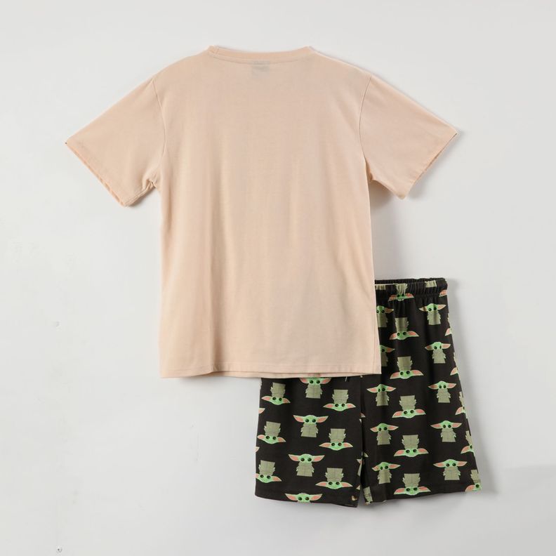 Pijama Corto Niño The Child Beige Star Wars-3