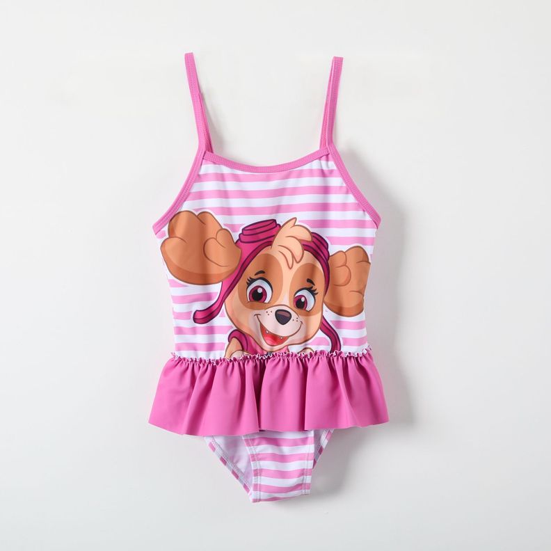Traje de Baño Niña Skye Rosado Paw Patrol-3