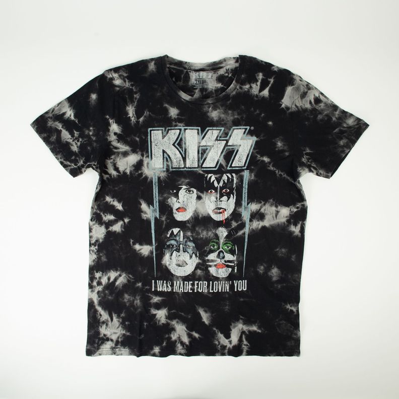 Polera Hombre  Kiss Band Tie Dye-0