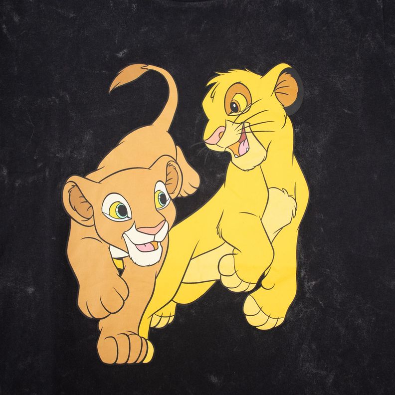 Polera Mujer Rey León Cute Negro Disney-1