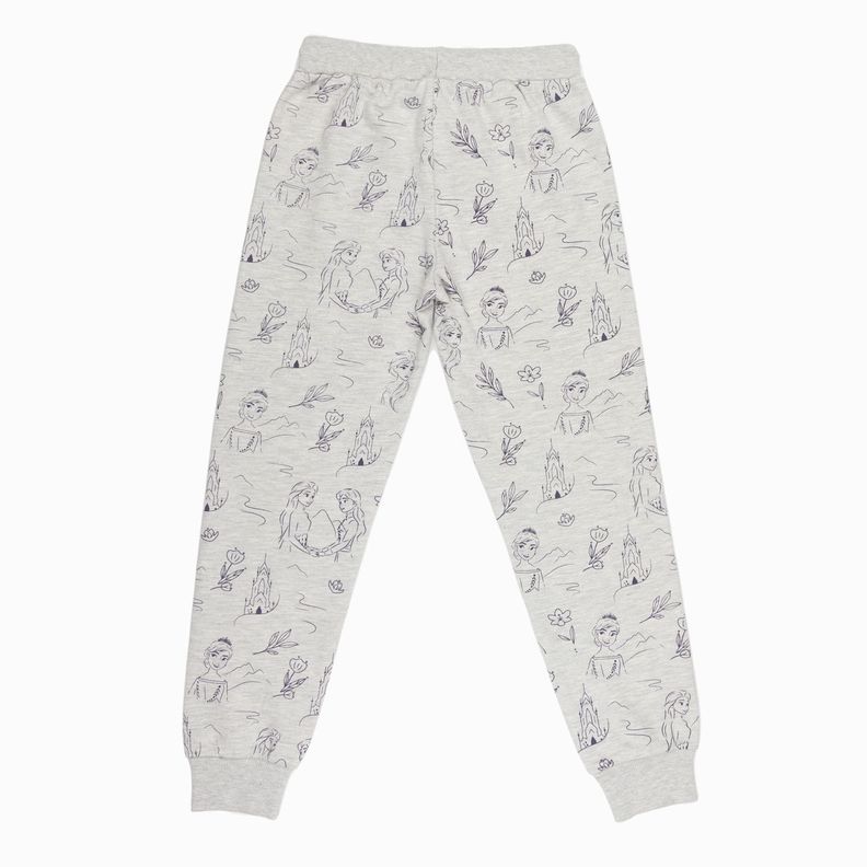 Pantalon de Buzo Niña Frozen Wind Print Gris Disney-3