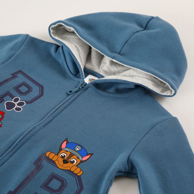 Poleron Niño Huellitas Celeste Paw Patrol-1