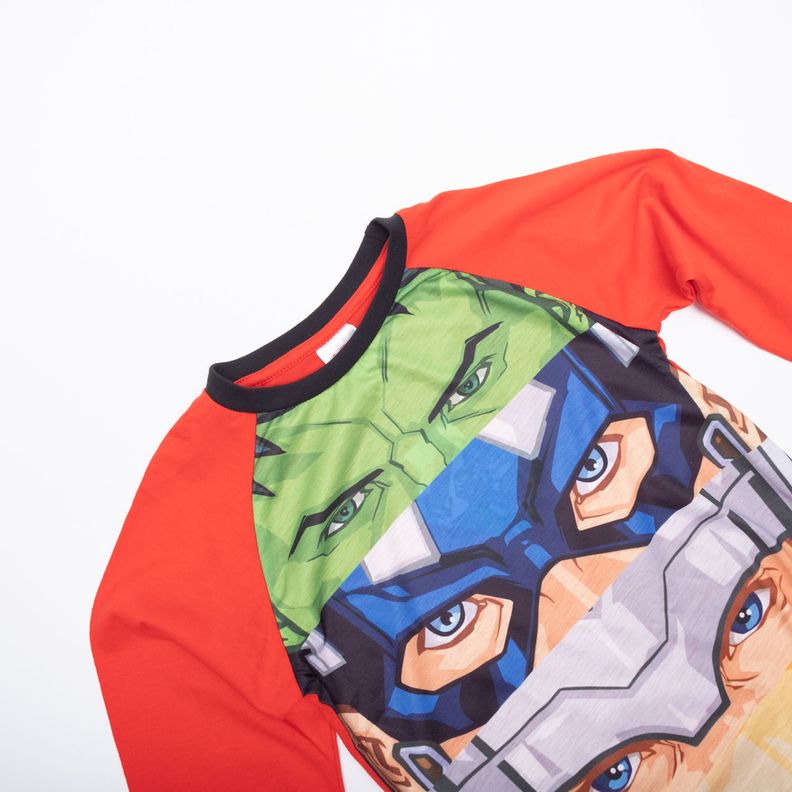 Pijama Disfraz Niño Avengers Looks Rojo Marvel-2