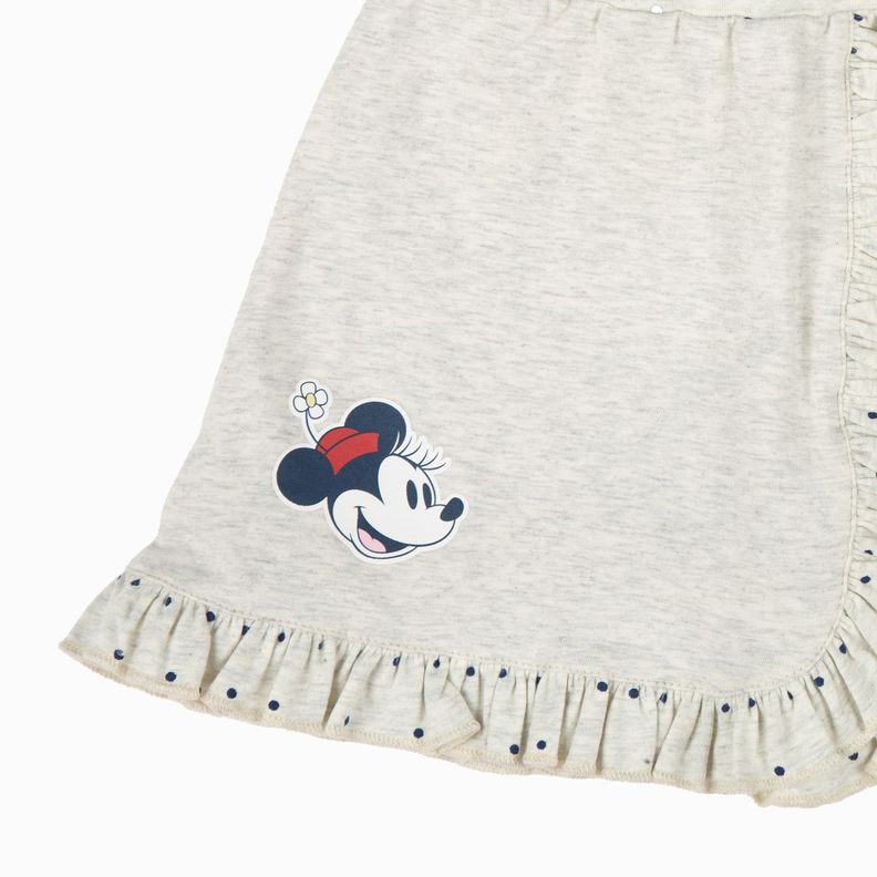 Falda Niña Minnie Vuelos Gris Disney-5