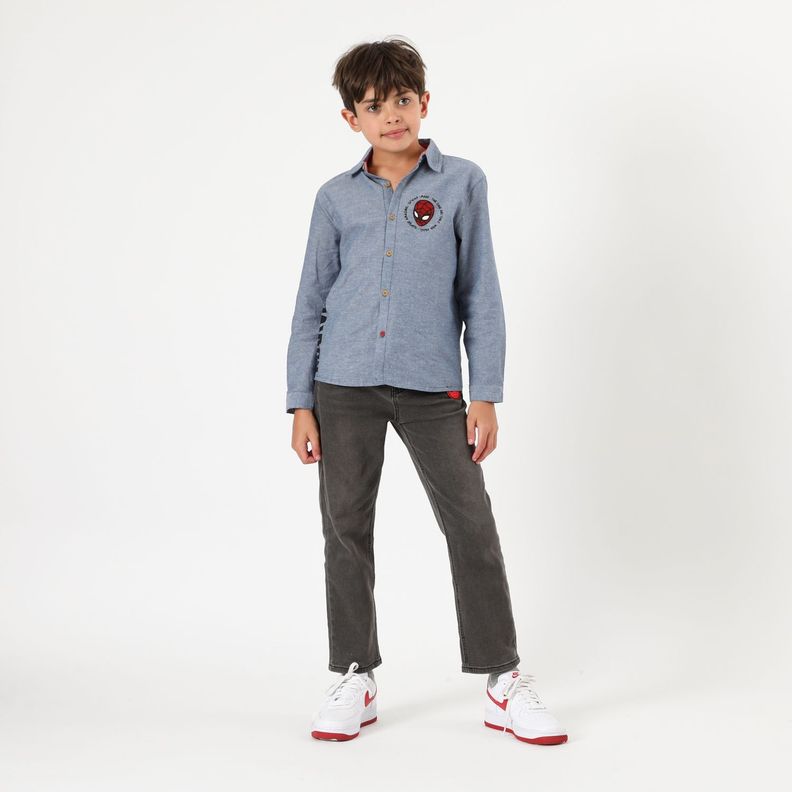 Camisa Niño Spiderman The One Azul Marvel-0