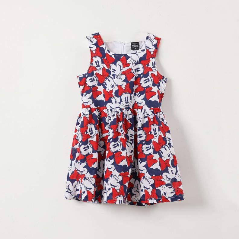 Vestido Niña Minnie Full Print Blanco Disney-2