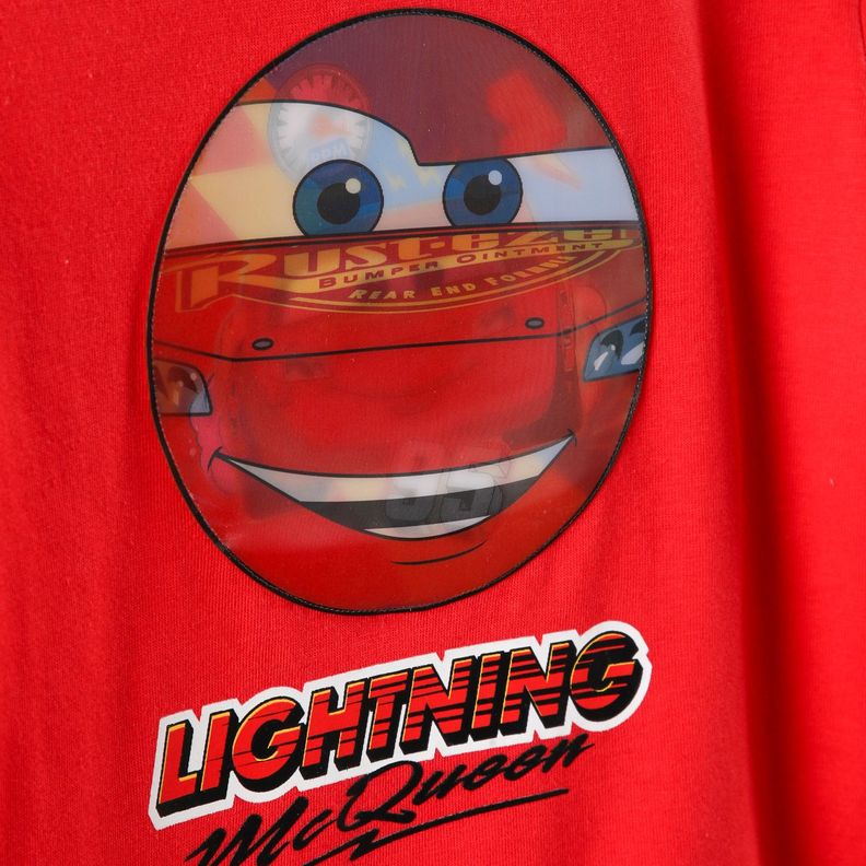 Polera Manga Larga Niño Cars Lightning Rojo Cars-1