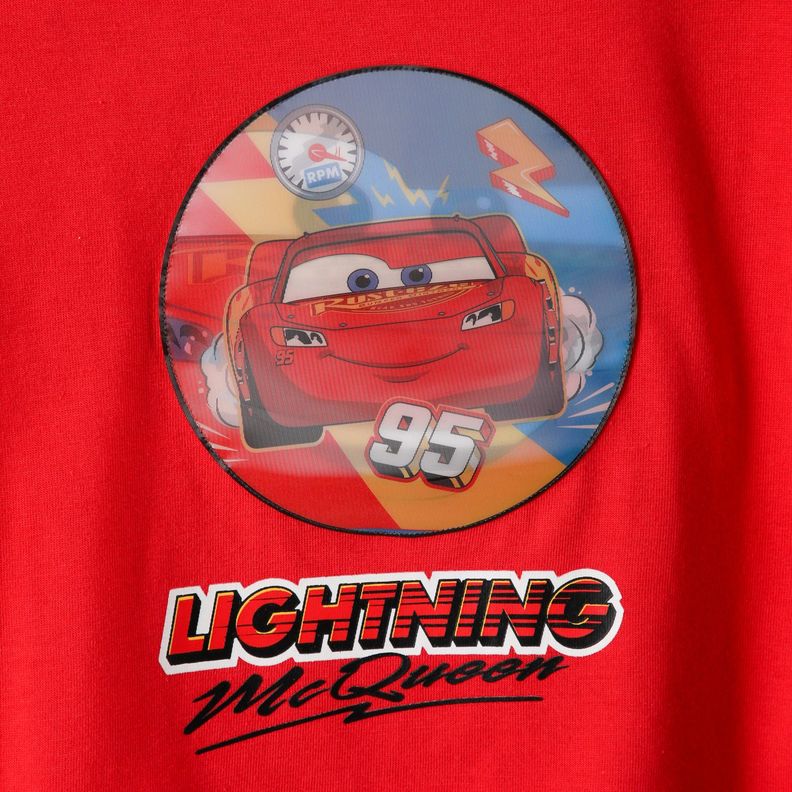 Polera Manga Larga Niño Cars Lightning Rojo Cars-2