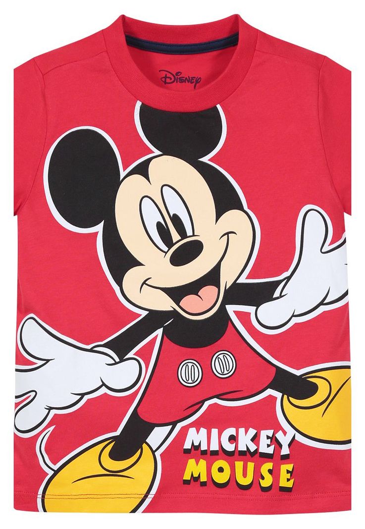 Pijama Niño Mickey Impactado Rojo Disney-2