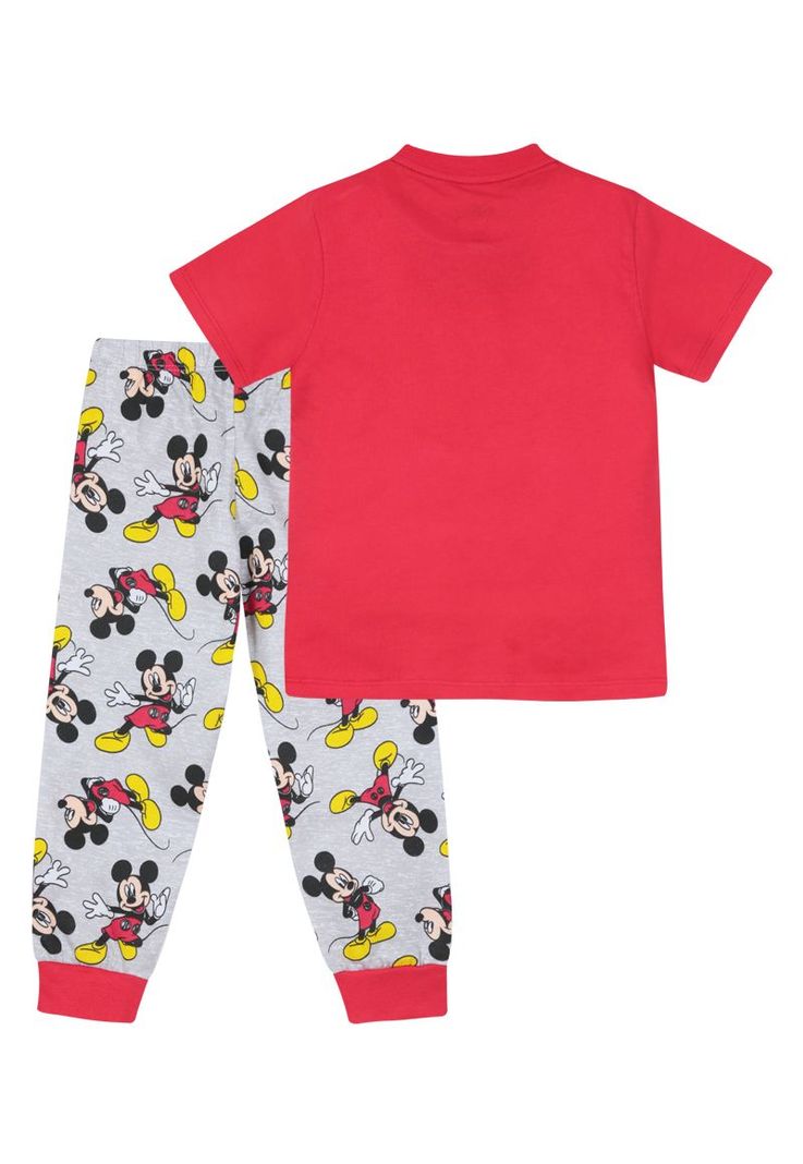 Pijama Niño Mickey Impactado Rojo Disney-1