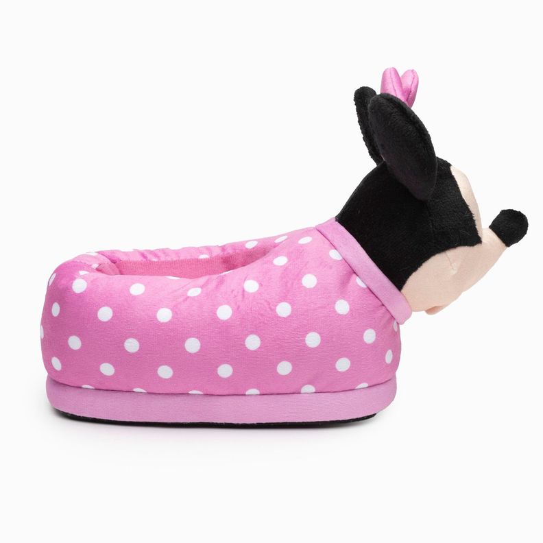 Pantufla 3D Niña Rosada Minnie Disney-0