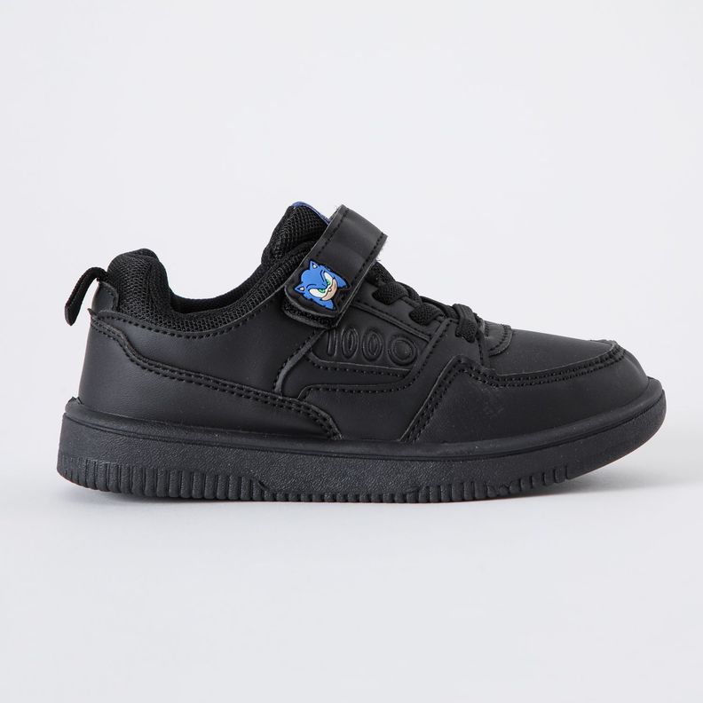 Zapatilla Escolar Niño Number Negro Sonic-0