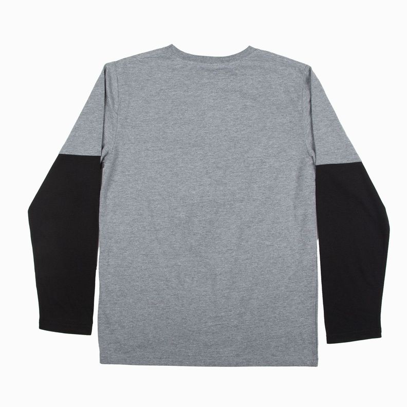 Polera Manga Larga Niño Nube Gris Naruto-1