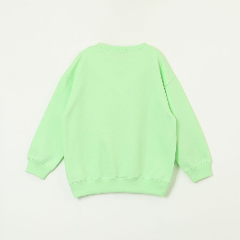 Poleron Cerrado Niño Creeper Logo Amarillo Minecraft-2