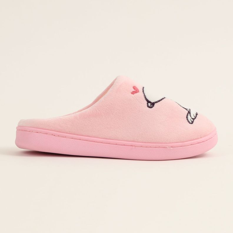 Pantufla Mujer Corazones Rosado Snoopy-4
