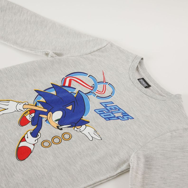 Conjunto Pijama Niño Lets Go! Azul Sonic-1