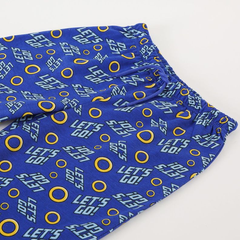 Conjunto Pijama Niño Lets Go! Azul Sonic-2