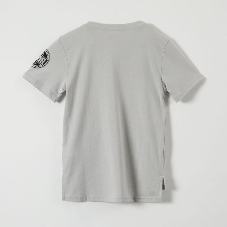 Polera Manga Corta Niño Ojos Spiderman Gris Marvel-1