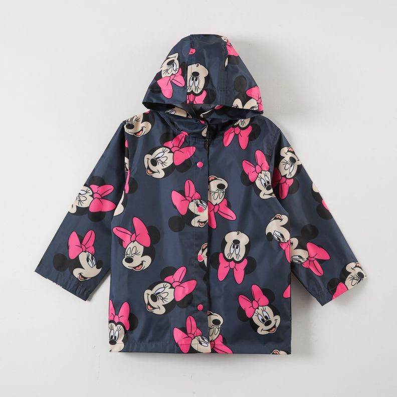 Chaqueta Impermeable Niña Minnie Full Of Faces Gris Disney-0