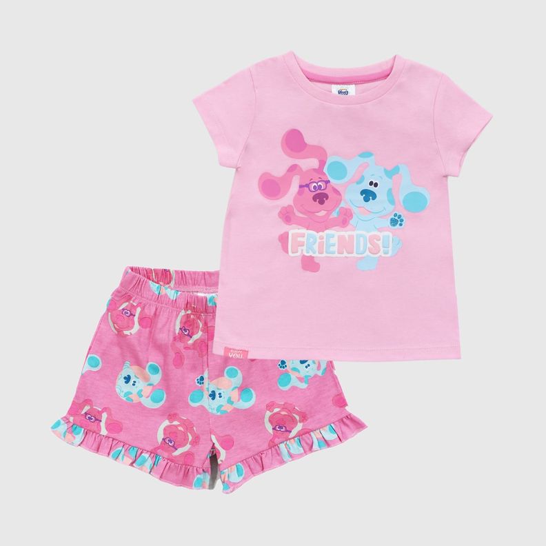 Pijama Niña Friends Rosado Las Pistas de Blue-4